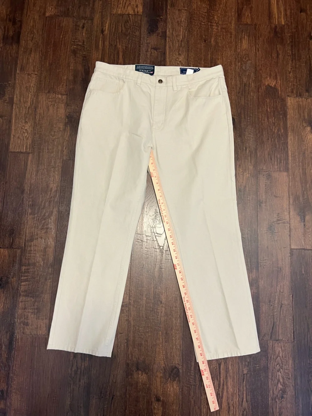 NWT Vineyard Vines Men’s Classic Fit 5 Pocket Canvas Pants Size 38 Color Cream
